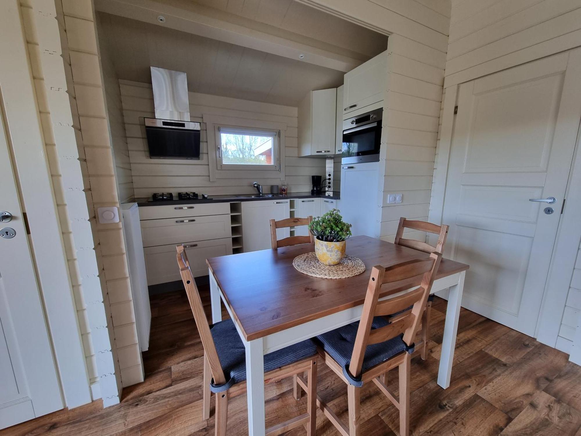 Nieuw - Luxe Blokhut Chalet In Bosrijke Omgeving Anloo Esterno foto